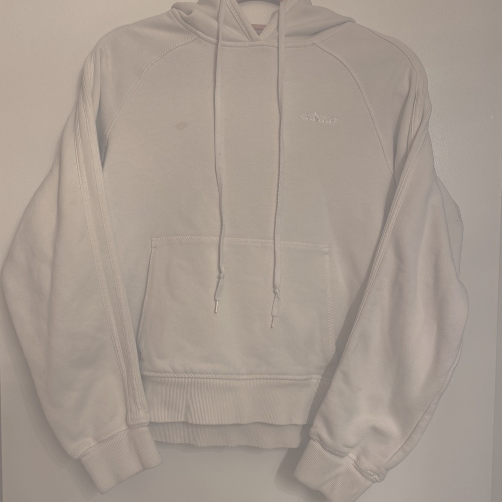 White Adidas Hoodie